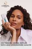 L'Oreal Paris Bright Reveal Tinted Sunscreen Fluid SPF 50 - Dark Spot Corrector, Evens Skin Tone, Medium Tint, Daily Sun Protection