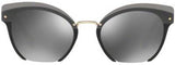 Miu Miu 53T Cat-Eye Sunglasses with Yellow Metal Frames 53mm