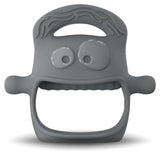 Mochi Grey Silicone Teether Soothing Multi-Texture Toy