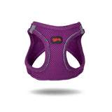 TailPetz Air-Mesh Dog Harness Breathable Comfort Purple