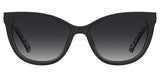 Moschino Love Grey Square Women's Sunglasses 54mm
