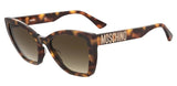 Moschino MOS 155/S Brown Gradient Women's Sunglasses 55mm
