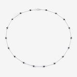 1.98 Carat Genuine Blue Sapphire .925 Sterling Silver Necklace