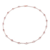 4.86 Carat Genuine Morganite .925 Sterling Silver Necklace