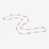 4.86 Carat Genuine Morganite .925 Sterling Silver Necklace