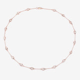 4.86 Carat Genuine Morganite .925 Sterling Silver Necklace