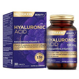 Nutraxin Hyaluronic Acid 30 Tablets - Anti-Aging Dietary Supplement for Skin Health Support