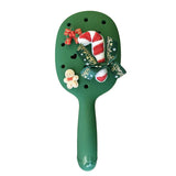 Nascita Twistlo Holiday Themed Hair Brush Green 75