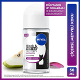 Nivea Black & White Authentic Deodorant Roll-On 50ml