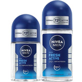 Nivea Men Fresh Active Deodorant Roll-On Duo 50ml & 25ml