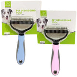 Nunbell Large Undercoat Rake for Dogs with Ergonomic Grip
