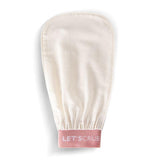 Let'scrub Silk Exfoliating Bath Glove for Smoother Skin - Natural Skincare, Gentle Exfoliation, Handmade