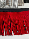 Leather Fringe 1/4" x 7" - Deer-Tanned Cowhide, Sold by the Foot