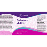 Life In Selenium - Vitamin C, A & Selenium Dietary Supplement Tablet for Immunity & Antioxidant Support - Adults & Kids 11+