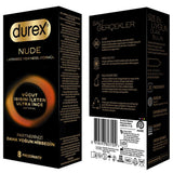 Durex Nude Ultra Thin Condoms for Natural Feeling 8-Pack