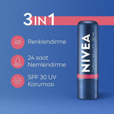 Nivea Tinted Lip Balm Rose for Soft Hydrated Lips 4.8g