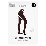 Eklips Plum Pantyhose Soft Comfort Tights in Size M