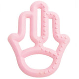 Oioi Silicone Teether Mom's Hand Pink for 3+ Months