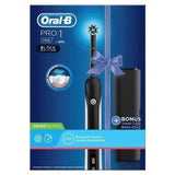 Oral B PRO 1 (750) BLACK EDITION CROSS ACTION RECHARGEABLE TOOTHBRUSH