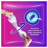 Orkid Platinum Night Sanitary Pads for Extra Protection 10 Count