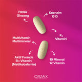 Orzax Ocean Daily One Energy Multivitamin with Ginseng 30 Tablets