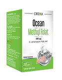 Orzax Ocean Methyl Folat Active Folate Supplement 30 Tablets
