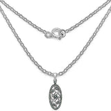 0.27 Carat Genuine Blue Diamond .925 Sterling Silver Pandent
