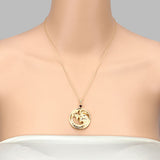 0.30 Carat Genuine Garnet .925 Sterling Silver Pendant