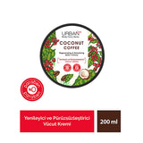 Urban Care Coconut Coffee Body Cream 200ml - Moisturizing Shea Butter Enriched Body Cream for Dry Skin