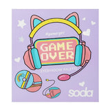 Soda Game Over Far Paleti 001 Old School - 16 Shade Eyeshadow Palette with Matte, Shimmer, Glitter Finish