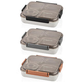 Vagon Life 1200ml Stainless Steel Lunch Box - Leakproof Bento Box with Compartments for Fresh Food Storage, Durable Metal Food Container
