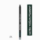 Flormar Ultra Matte Eye Pencil - High Pigment, Soft Tip, 014 Dark Green