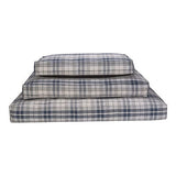 Pet Comfort Lima Varius Blue Plaid Dog Bed Medium 90x60cm