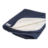 Pet Comfort Lodix Vita Navy Blue Plush Dog Blanket Medium 70x100cm