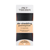 Pet Teezer De-Shedding and Dirt Removing Grey Dog Brush
