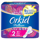 Orkid Platinum Winged Hygienic Pads for Women - Comfort & Protection, 7 Count
