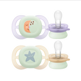 Philips Avent Ultra Start Nighttime Pacifier 0-2M 2-Pack