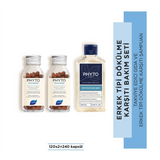 Phyto Phanere 240 Capsules & Phytocyane Men Shampoo 250ml Set