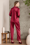 Pierre Cardin 1200 Women's Burgundy Pajama Set