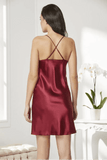 Pierre Cardin 860 Burgundy Nightgown with Soft Fabric