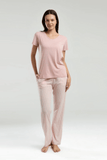 Pierre Cardin 9011-S Women's Soft Pajama Set in Coral