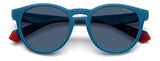 Polaroid Kids PLD 8048/S Blue Sunglasses for Ages 7-10