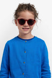 Polaroid Kids PLD 8061/S Grey Sunglasses for Ages 7-10