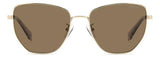 Polaroid PLD 4204 Women's Square Sunglasses - Black 56mm