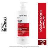 Vichy Dercos Energising Anti-Hair Loss Shampoo 400ml - Energizing Formula, Dermatologically Tested
