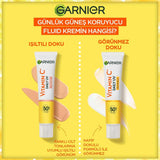 Garnier Daily Face Moisturizer with SPF50+ - Brightening Vitamin C Face Cream for Sensitive Skin
