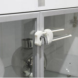 Miny Baby Safety Cabinet Lock - Adjustable Handle Lock for Childproofing