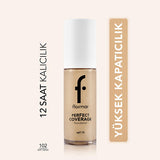 Flormar Perfect Coverage Foundation - Soft Beige (102) - Long-Lasting, SPF 15