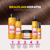 Urban Care Brazilian Keratin Shampoo - Vegan, Sulfate &amp; Paraben Free - Marula Oil &amp; Vitamin E