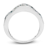 2.25 Carat Genuine Blue Topaz .925 Sterling Silver Ring